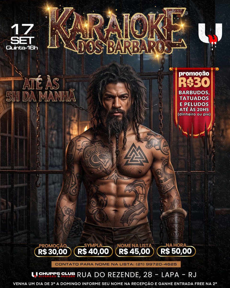 chuppsclub's tweet photo. SORTEIO • FOTO OFICIAL
Quer um vip hoje?
Regras:
1- Dar RT neste post
2- Seguir OS DOIS PERFIS @chuppsclub e @sbsaunabotafogo
3- Se ganhar, informar os dados por DM.
Serão DOIS sorteados para HOJE 17/09/2026    
Resultado após às 14hs.
Quem não seguir as regras estará eliminado! https://t.co/d5odY6MkXC