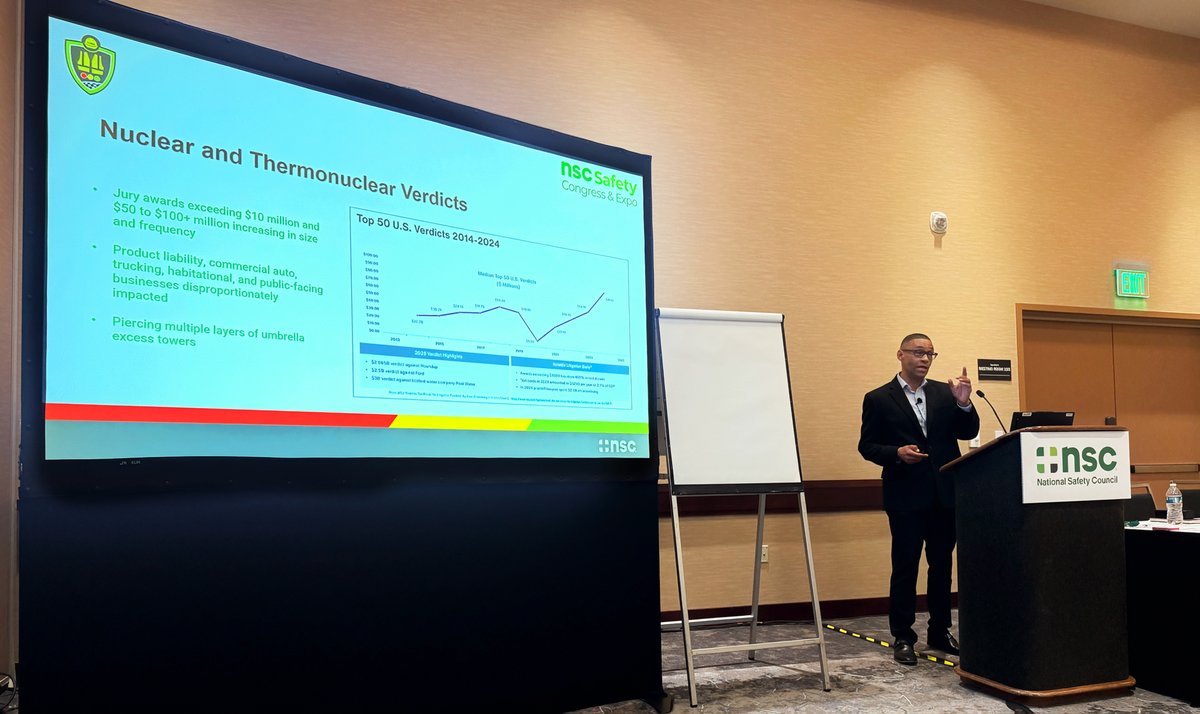 rhythm_risk's tweet photo. Three days at NSC Congress &amp; Expo 2026. One takeaway: safety leaders are done with compliance-only thinking.
Darryl Hill's session nailed it - AI + risk intelligence to predict risk, cut costs, and boost performance, not just check boxes. 🙌
See you at the next one 🚀 https://t.co/T2BeYAi3YN