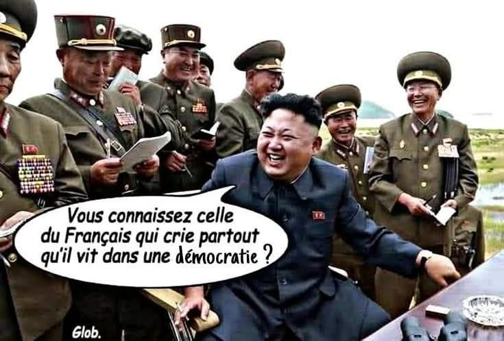 jpkuz's tweet photo. @LCI @jnbarrot @Acarrouer @jnbarrot c'est quoi ce ramassi de connerie que vous débité à la minute ?🤔 en 2022 les ( français) ont elu un dictateur @EmmanuelMacron sans le savoir ! https://t.co/1gvGI63iPO