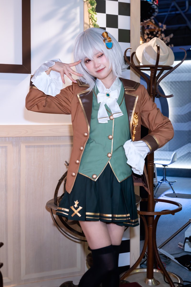 tjackychen's tweet photo. 2026/9/17 東京ゲームショウ2026
01-C11 Alaya Labブース
Linaちゃん
千阳 (ちよ) さん ( @tokio0131 )
とっても可愛い Linaちゃんでしたー💘
#TGS2026 #AlayaLab #千阳 #ちよ https://t.co/MrqXkxEmoz