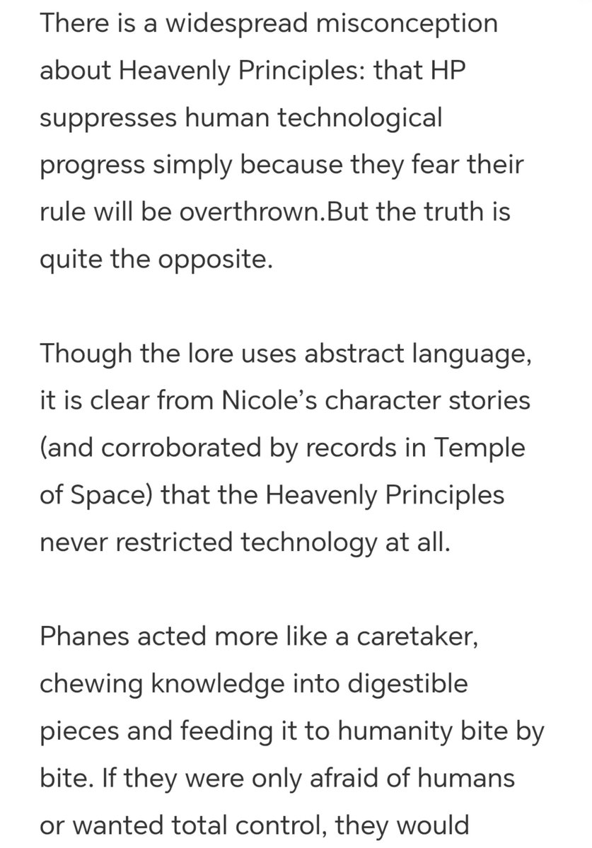 sphwwe11383's tweet photo. Misconception Cleared——The Heavenly Principles Are Not Anti-Technology
Phanes destroyed ancient civilizations out of fear that humans would overthrow their rule? NO.
#Phanes #HeavenlyPrinciples https://t.co/aXgjqlOsXp