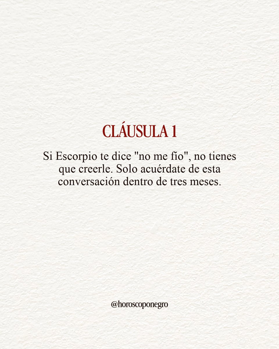 escorpio_hn's tweet photo. ¿Qué cláusula falta SÍ O SÍ? 👀 https://t.co/KjnxLSo6qh