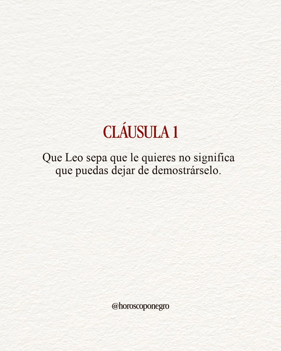 leo_hnegro's tweet photo. ¿Qué cláusula falta SÍ O SÍ? 👀 https://t.co/svT3KCLu18