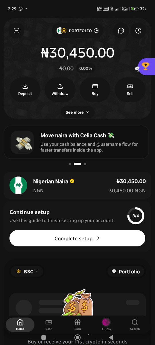 i_mokwa's tweet photo. @CeliaWallet @CEORAEES @Celia_HelpDesk I made a Naira deposit into my Celia wallet, but I’m unable to use the funds to buy crypto or withdraw my money.

My username: MOKWALOGY https://t.co/3wb8U5tLYT