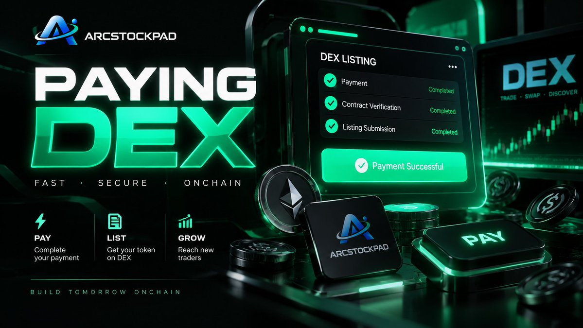 ARCSTOCKPAD's tweet photo. WE ARE PAYING DEX AS OF THE MOMENT. ANY TIME SOON DEX WILL BE UPDATED https://t.co/6lfsK7FuDE