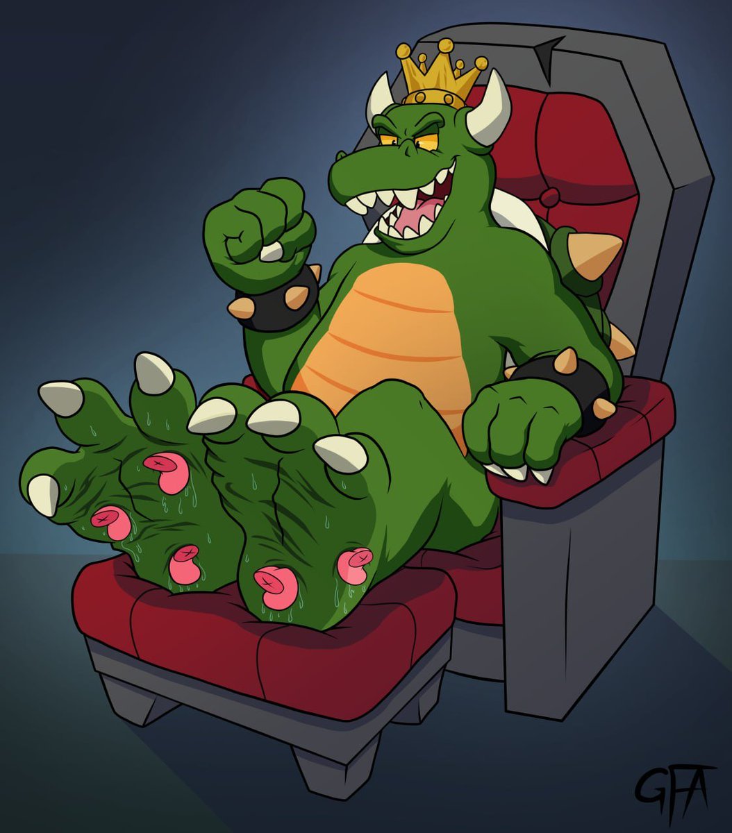 Grimsfootart's tweet photo. "I want my feet licked!"

-King koopa https://t.co/1e4JAtvmkP