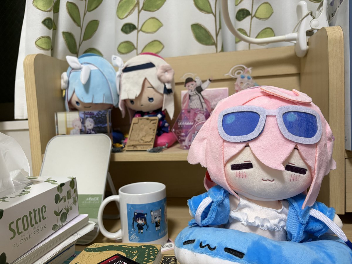 Banary8774's tweet photo. 友達に誕プレ(2ヶ月早い)でホシノぬい貰った！まじで嬉しい〜ほんとにありがとう😘💋 https://t.co/uf1G8U9rC4