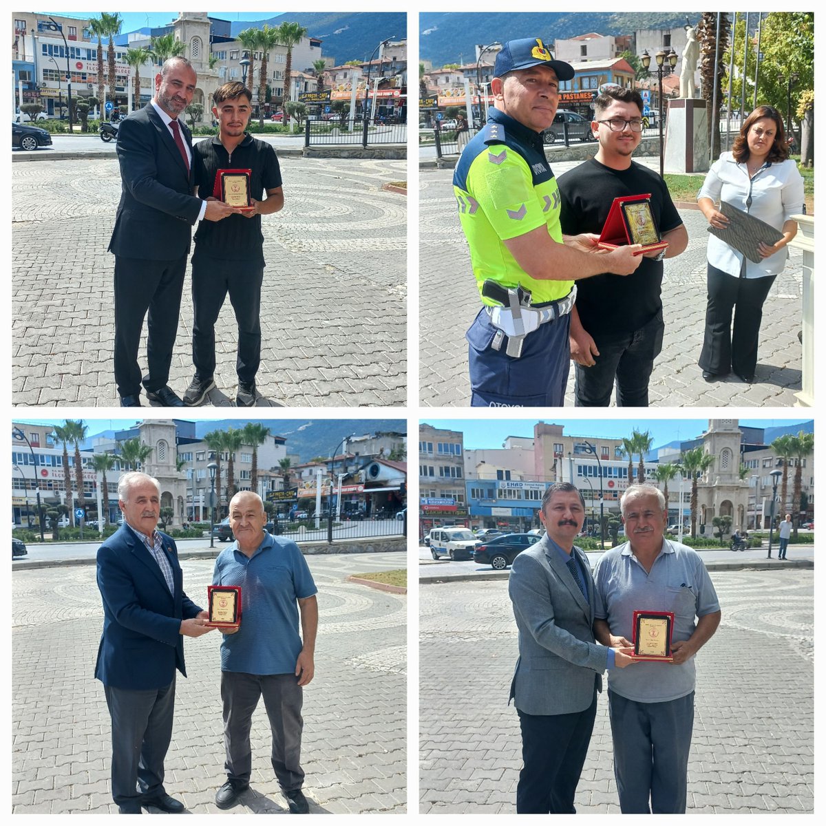 kirkagacmem45's tweet photo. Ahilik Haftası kapsamında 15 Temmuz Şehitleri ve Demokrasi Meydanı’nda kutlama programı gerçekleştirildi. Kaymakamımız Zafer OKTAY ve İlçe Millî Eğitim Müdürümüz Halil BONCUK, programın ardından esnaflarımızı ziyaret ederek Ahilik Haftası’nı kutladı ve hayırlı kazançlar diledi. https://t.co/XzPifSxCV6