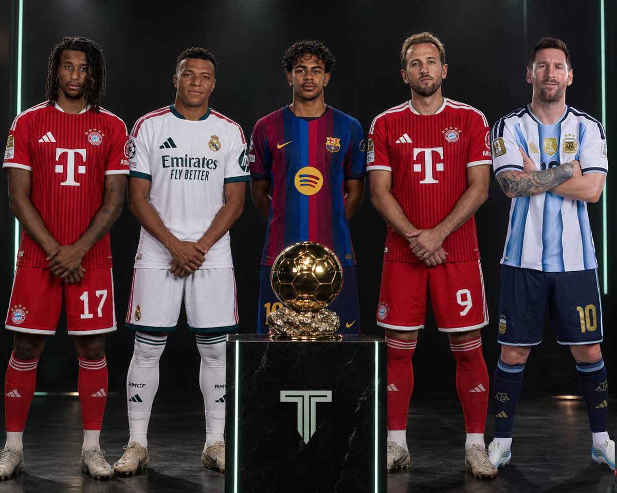 heartbeat295's tweet photo. 🚨 𝗖𝗢𝗡𝗙𝗜𝗥𝗠𝗘𝗗: These players are the BIGGEST candidates for the Ballon d'Or this year! https://t.co/tzthFicUAq