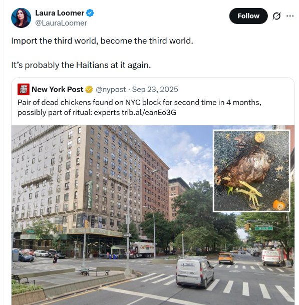 Libertymama888's tweet photo. Haitians and their 3rd world Kapparot chicken-swinging  😂🫵🏼@LauraLoomer https://t.co/Mhd2nBhmDD