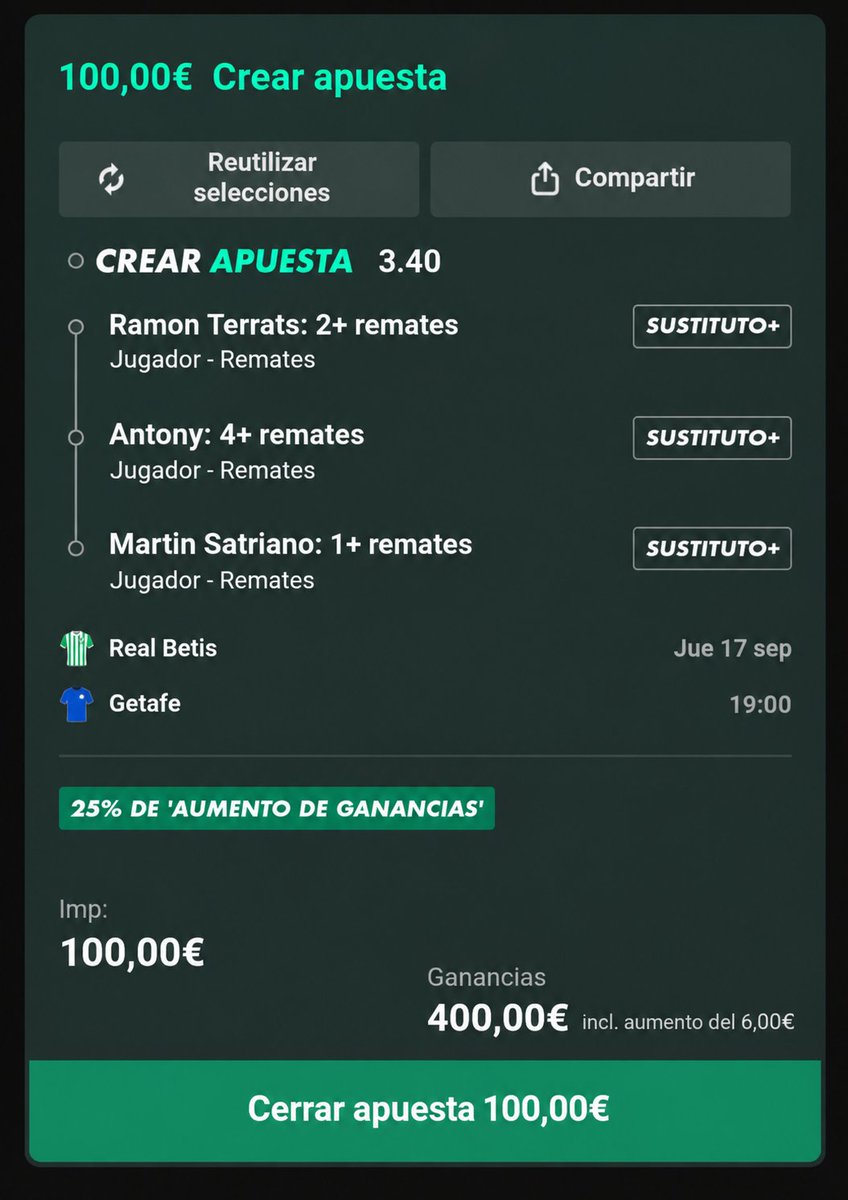 pter1096870's tweet photo. Aquí os dejo esta combi que con el aumento se nos va a cuota 4, líneas que se han cumplido en toda la temporada, vamos a darle un palito al bet https://t.co/9v272kSP7Z