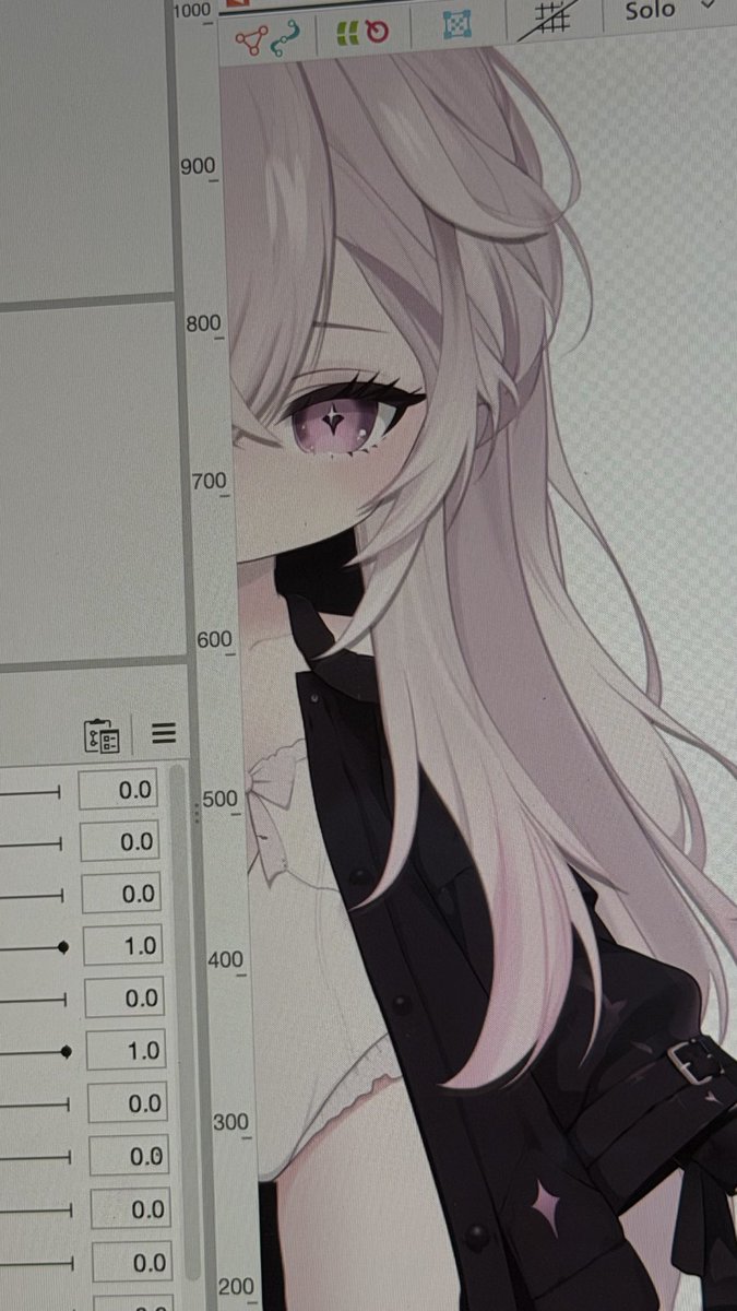 Ekkari_'s tweet photo. Peekaboo! 💅🏼
Wip #live2d https://t.co/KA5Yam1uP1