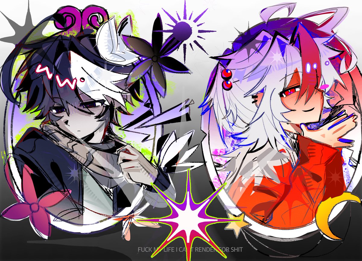 sheri7790293741's tweet photo. yes i know i posted the same thing 3 times. not a ship boy #luminaryduo #orionnova32 #div_yfanart #unserioussmp https://t.co/dRLqwrAvqC