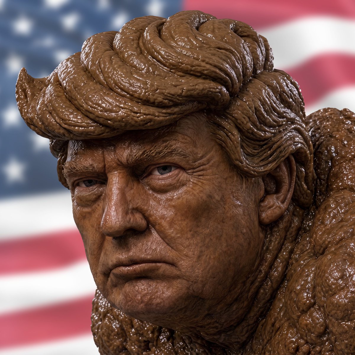 donaldsolpump's tweet photo. 🇺🇸 DONALD J. DUMP.
America's greatest turd. https://t.co/VtFyK4TE0C