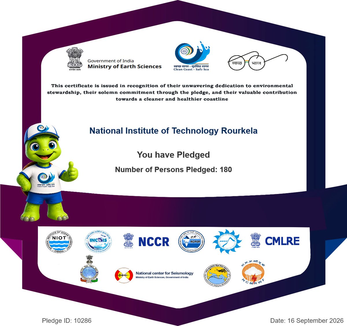 nitrourkela's tweet photo. 🌊 Building Awareness for a Sustainable Ocean Future!

As part of Swachh Sagar Surakshit Sagar 5.0, the Department of Earth and Atmospheric Sciences, NIT Rourkela, organised an awareness programme and poster competition for the students of Kendriya Vidyalaya, NIT Rourkela on 16 September 2026, under the Deep Ocean Mission, Ministry of Earth Sciences (MoES), Government of India.

Around 150 students participated in the poster-making competition, expressing their creative ideas on ocean conservation, marine life and the importance of clean and safe oceans. 🌏🐠

The programme was led by Prof. Naresh Krishna Vissa, Head, Department of Earth and Atmospheric Sciences, NIT Rourkela, along with faculty members of the department.

Prof. Saurav Chatterjee, Dean (SRICCE), NIT Rourkela, graced the programme as the Chief Guest and joined the students in taking the pledge for cleaner and safer oceans.

Mrs. P. Neeraja, Principal, KV NIT Rourkela, encouraged the students to actively participate in Swachh Sagar Surakshit Sagar 5.0 and contribute to creating awareness about ocean conservation.

🌊 Clean Oceans. Protected Marine Life. A Sustainable Future.

@EduMinOfIndia @moesgoi 

#SwachhSagar #DeepOceanMission #NITRourkela #OceanConservation #SustainableOceans #MarineLife #MoES #KVNITRourkela