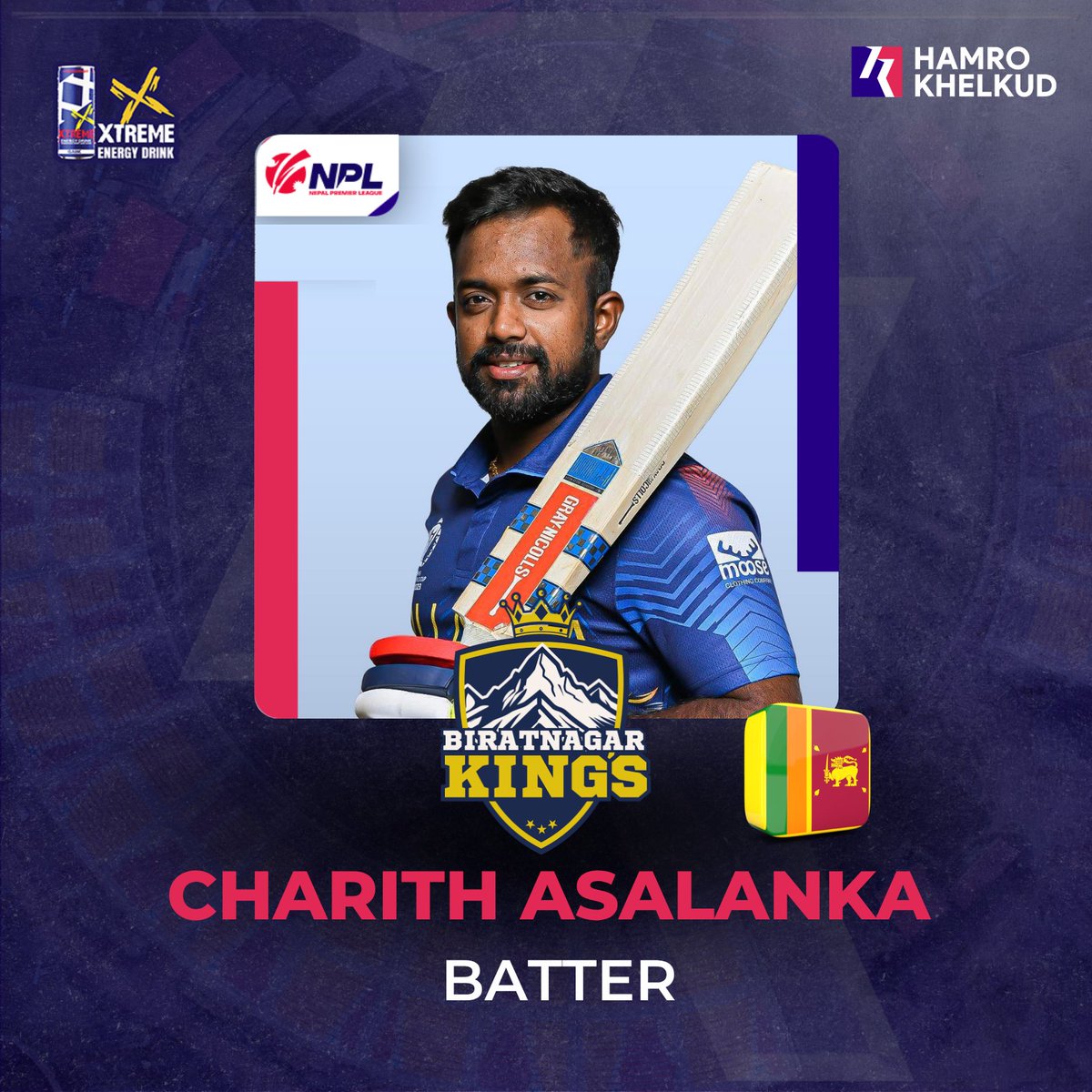 SubasTheOne_'s tweet photo. Biratnagar Kings sign Charith Asalanka! https://t.co/jGtJhWV2iO