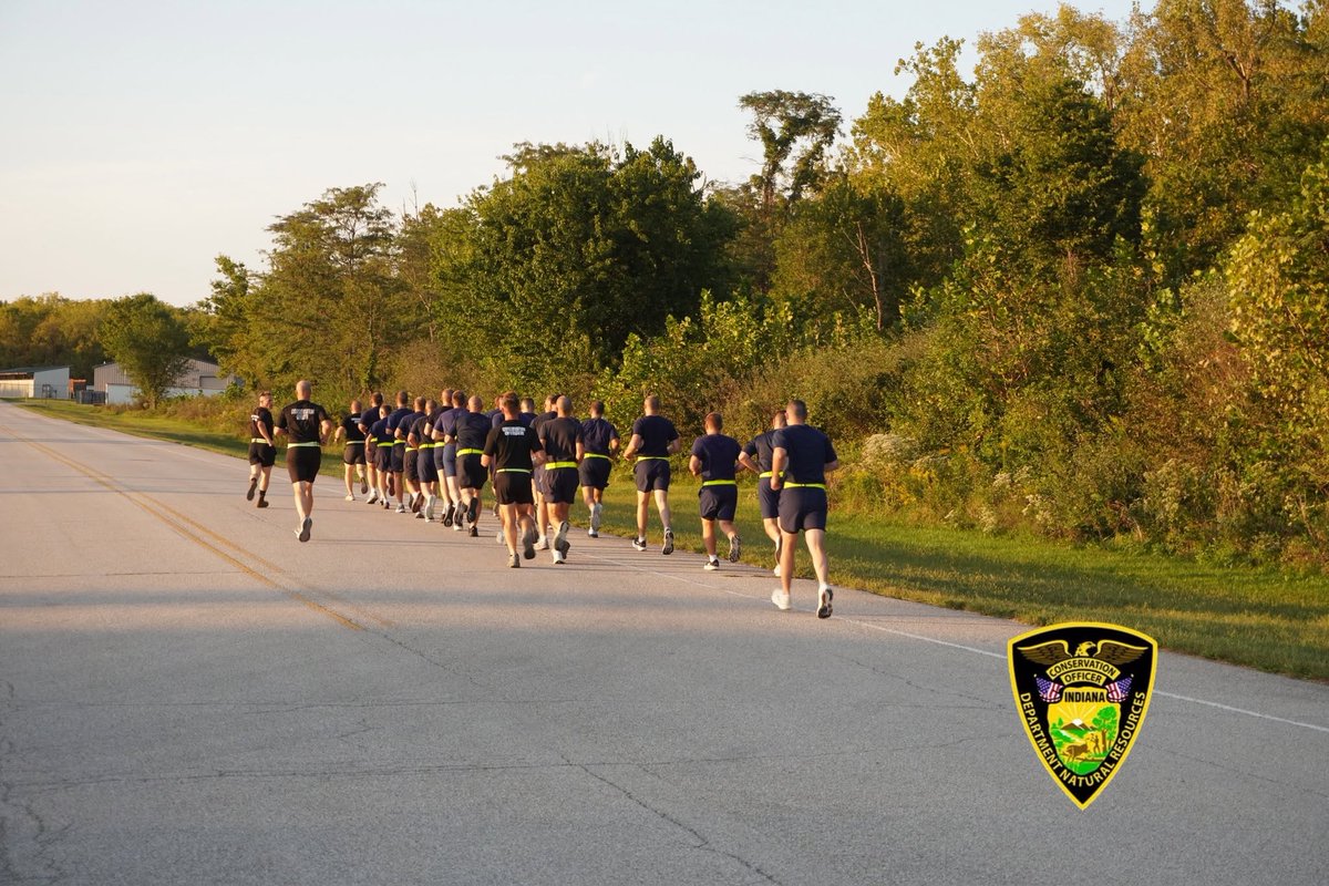 WorkForIndiana's tweet photo. The 2026 recruit class for the Indiana DNR Division of Law Enforcement is officially underway. Best wishes to the new Indiana Conservation Officer recruits as they begin their training and lifelong service protecting Indiana’s natural resources. https://t.co/hYnANpLysu