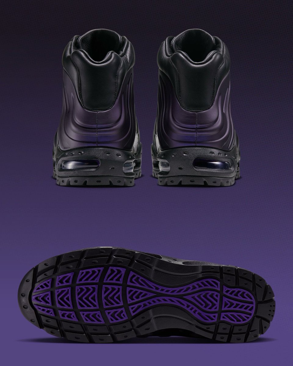 ModernNotoriety's tweet photo. Official look at the 2026 Nike Air Max Foamdome "Eggplant" 💜

🗓️ November 5th
🏷️ $265 https://t.co/FrYwPeOXK3