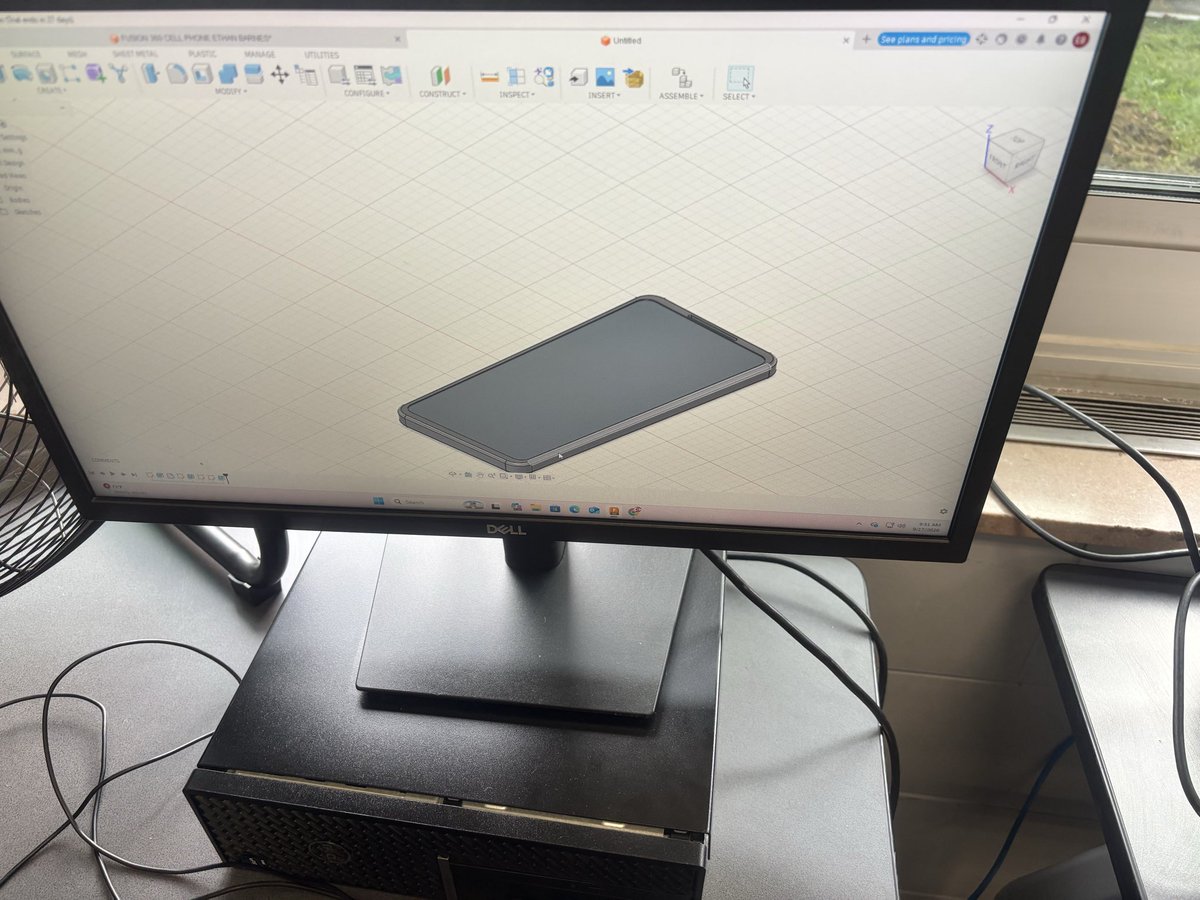 CMill_STEMguy's tweet photo. @PLTWorg #IED working on learning @adskFusion @AutodeskEDU while getting to design a cell phone case. #STEM #engagement  @AppSTEMCollab @school_caldwell https://t.co/qvXob2bhY8