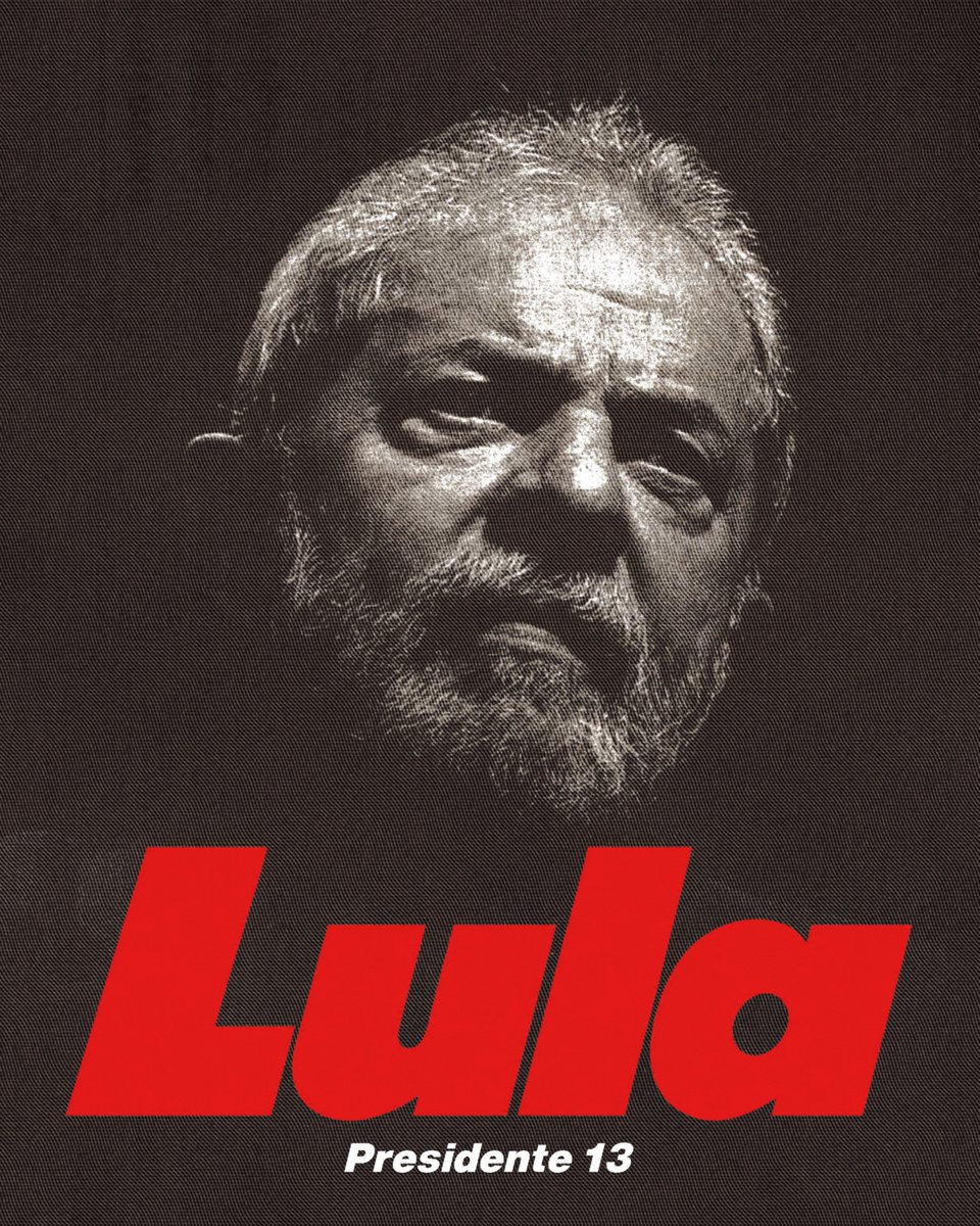 Lucas24033's tweet photo. Já que a campanha não faz, resolvi fazer essas releituras de pôsteres de campanhas antigas do Presidente Lula. https://t.co/uiHvb36ePq