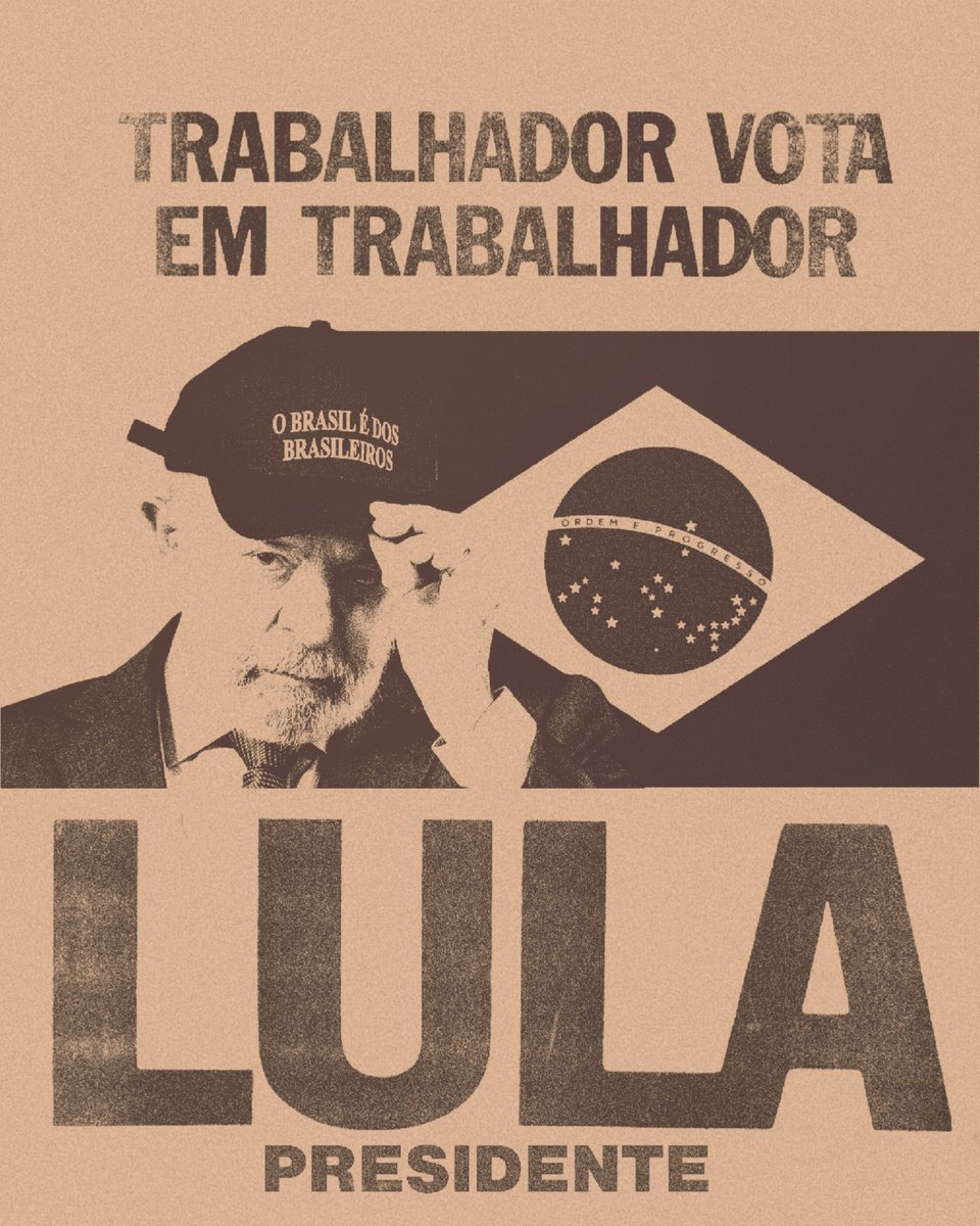 Lucas24033's tweet photo. Já que a campanha não faz, resolvi fazer essas releituras de pôsteres de campanhas antigas do Presidente Lula. https://t.co/uiHvb36ePq