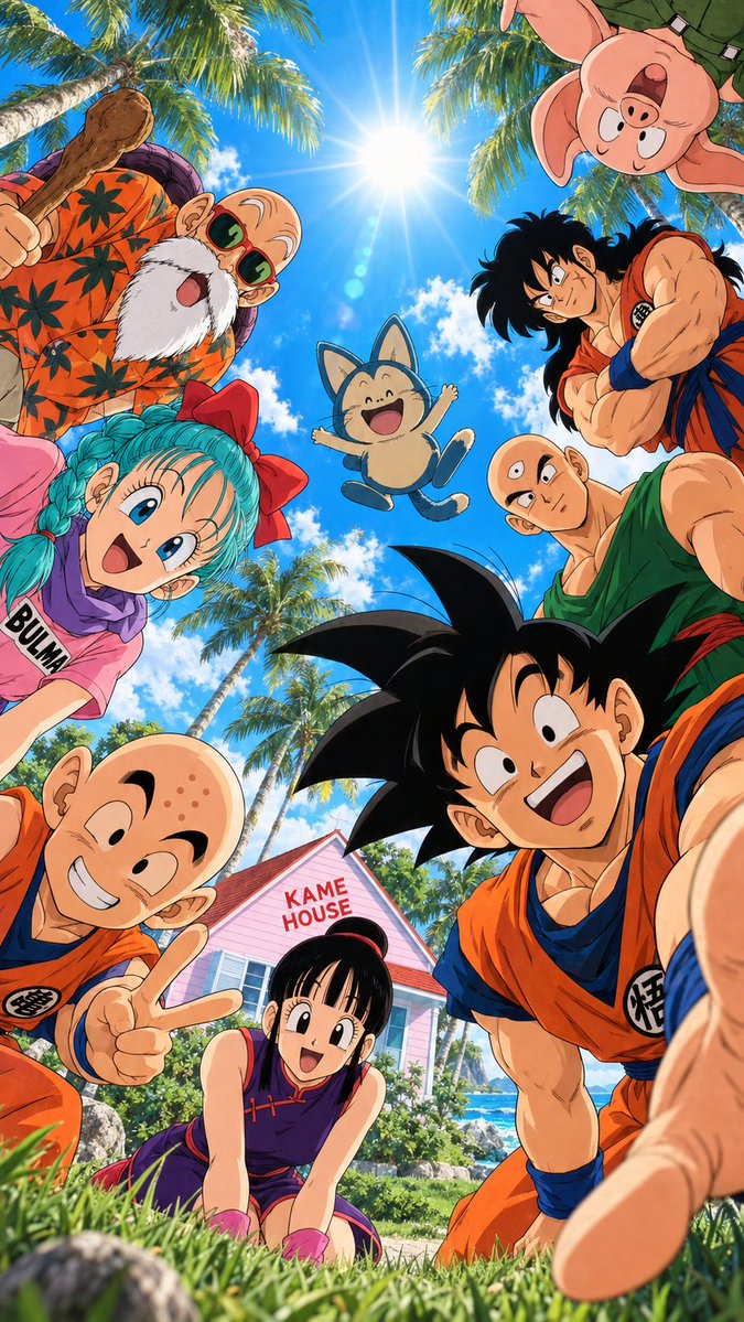 GuruWallpaper1's tweet photo. Nothing beats a day at Kame House. https://t.co/ORxbTreGi5