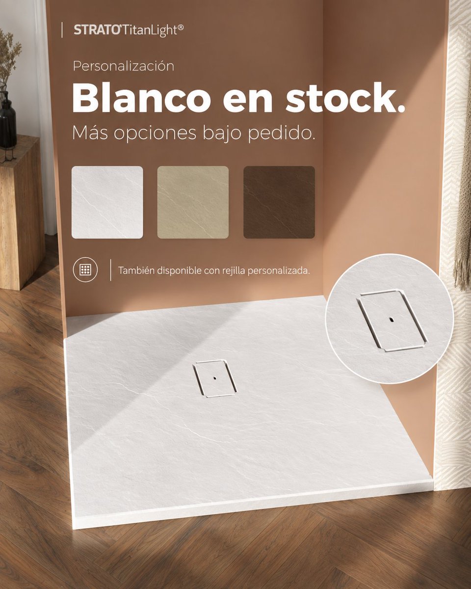 TorviscoGroup's tweet photo. KENT | Platos de ducha STRATO TitanLight®

KENT destaca por su elegante textura pizarra y su rejilla de fibra de vidrio texturizada, integrada en el diseño para conseguir un acabado limpio, moderno y equilibrado.

🌐 Descubre más en https://t.co/eLFKR6ttIq https://t.co/L0wlvtRNyM