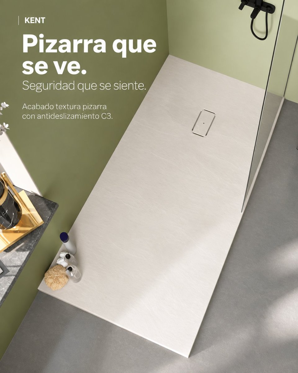 TorviscoGroup's tweet photo. KENT | Platos de ducha STRATO TitanLight®

KENT destaca por su elegante textura pizarra y su rejilla de fibra de vidrio texturizada, integrada en el diseño para conseguir un acabado limpio, moderno y equilibrado.

🌐 Descubre más en https://t.co/eLFKR6ttIq https://t.co/L0wlvtRNyM