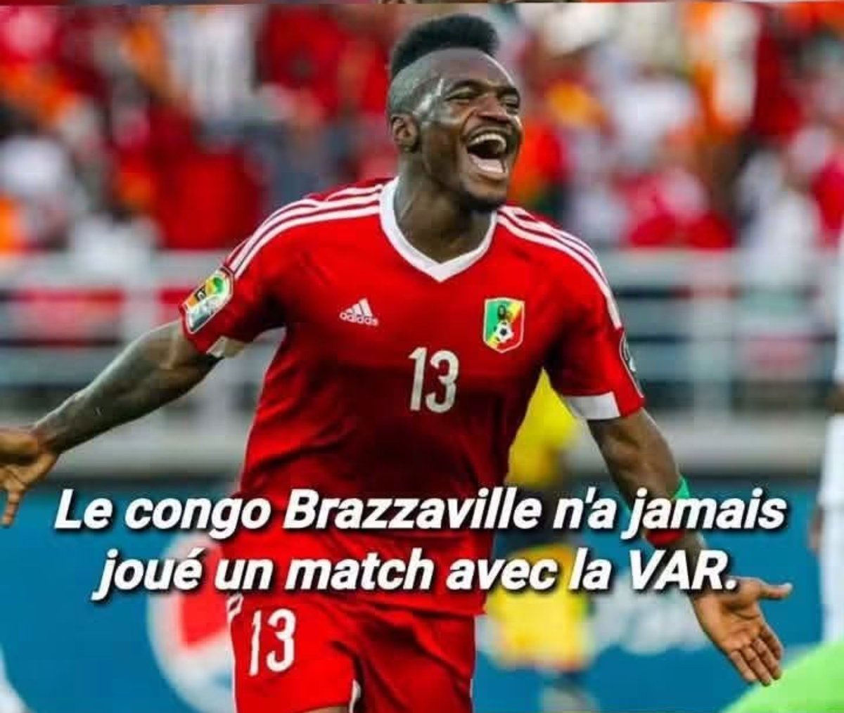 jennyoswald461's tweet photo. Incroyable !! 😭😭

Le Congo-Brazzaville 🇨🇬 n’a jamais joué un seul match avec la VAR depuis que la VAR existe. 😭 https://t.co/MLm68ynU9b