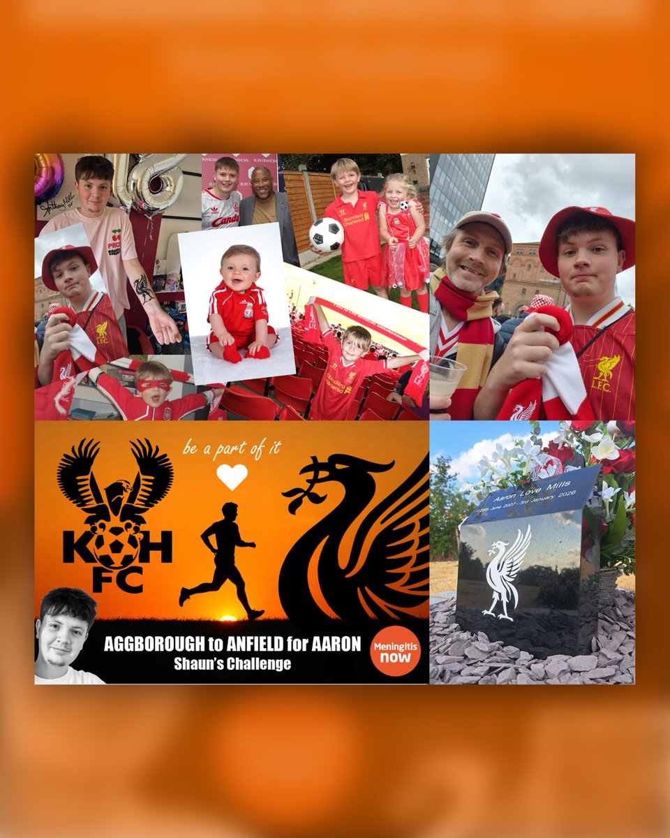 TheAnfieldWrap's tweet photo. In January, 18-year-old Aaron Mills tragically lost his life to meningitis.
Aaron was studying Football Science at Liverpool John Moores University, with a dream of one day becoming part of the coaching staff at Liverpool FC.
On 16 September, Aaron's close friend Shaun McEntee will begin a 100-mile run over five days, travelling from Aggborough Stadium to Anfield.
Along the way, Shaun will visit universities to raise awareness of meningitis and encourage students to find out about the MenB vaccine.
Shaun will arrive at Anfield on 20 September at 4pm.
More information and how you can support can be found here ๐ https://t.co/IFNOtOdCYT