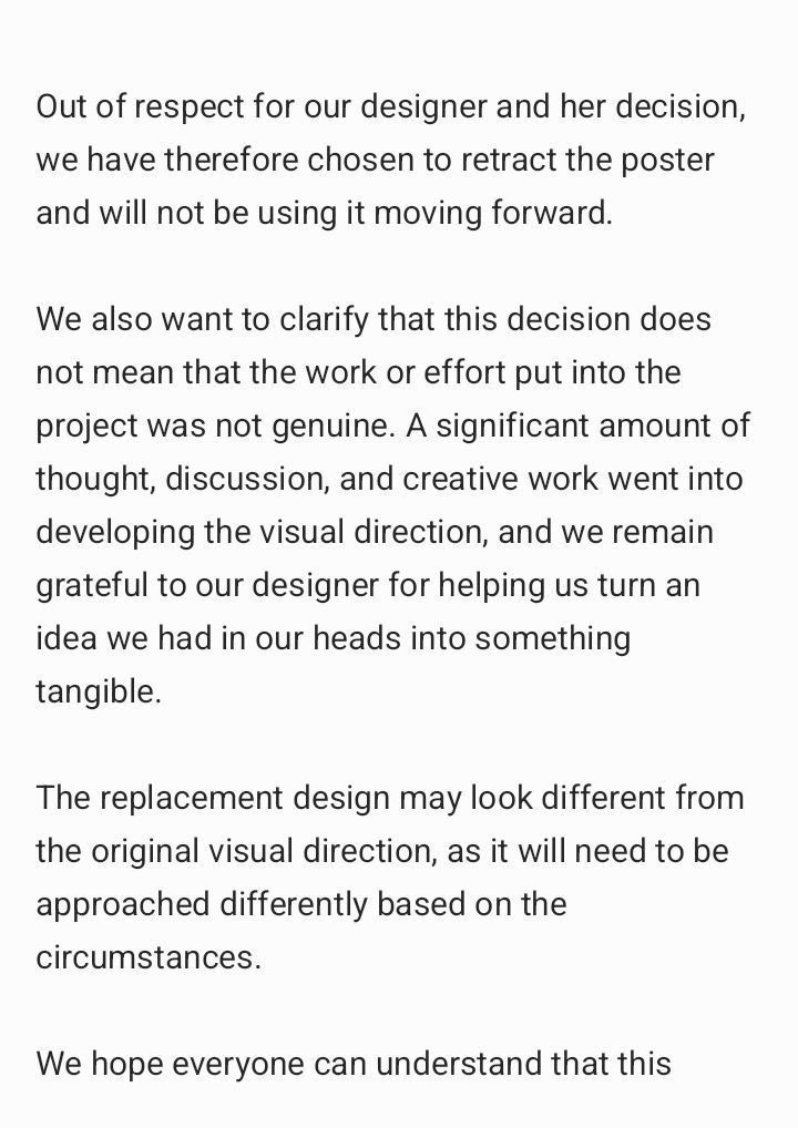 aporiaviii's tweet photo. Notice : Clarification on poster take down.  

Kindly please read through the statements. Thank you. https://t.co/RWP0IiGQjC