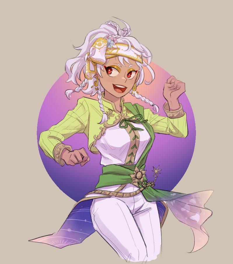 immec_912's tweet photo. Kalim's twilit fit look is cute. Fem Kalim is also cute. https://t.co/VBapqwaZDI