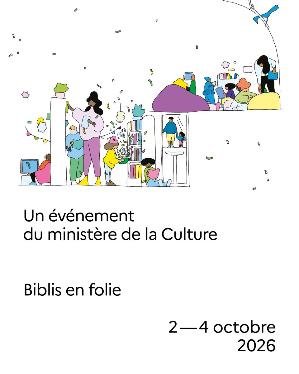 laBnF's tweet photo. 📚Vous rêvez de vous faire guider dans les méandres du site François-Mitterrand de @laBnF ? 
Bonne nouvelle : les 3 et 4 octobre on vous ouvre grand les portes du site avec une programmation gratuite à l'occasion de « Biblis en folie » :  https://t.co/4mO7USxHrr 

@MinistereCC https://t.co/hWA0o6m0VV