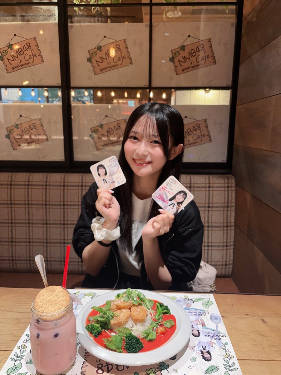 ayami_namba48's tweet photo. #goodspoon さんコラボカフェ行ってきました~🥄♡

けいとさんと一緒にです🫶🏻🙂‍↕️💜

美味しすぎた‼️
9/21までコラボしてるのでみなさんまだまだ楽しんでくださいねっ！♡

#NMB48  #塩月希依音さん https://t.co/fWIOGRZqWL
