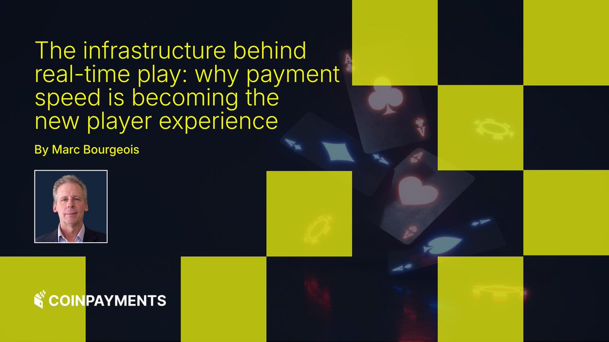 COINPAYMENTSNET's tweet photo. Game libraries can be copied. Bonus structures can be matched. What players remember is whether their deposit landed instantly.

👇 Read our latest article to learn more about why payment infrastructure is becoming part of the player experience: https://t.co/HJXHfUHRah https://t.co/1JIMNBRPBP