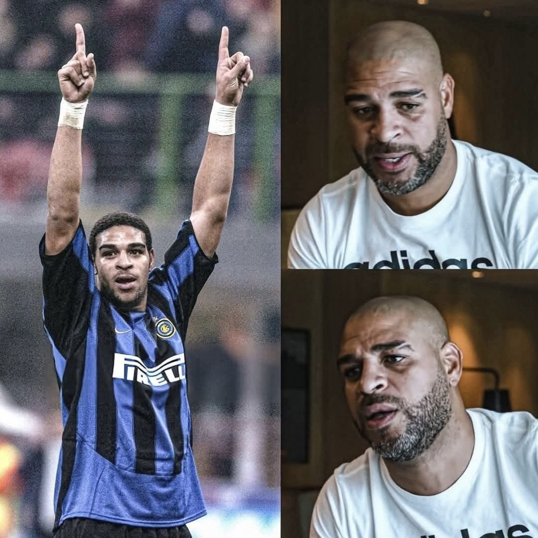 MotivacionesF's tweet photo. ADRIANO: "Nueve días después de ganar la Copa América 2004 contra Argentina en la final, regresé a Europa con el Inter. Recibí una llamada de casa. Me dijeron que mi padre había partido al cielo."

"Les diré que después de ese día, mi amor por el fútbol nunca volvió a ser el mismo. A él le encantaba el juego, así que a mí me encantó. Así de sencillo. Fue mi destino. Cuando jugaba al fútbol, ​​jugaba para mi familia. Cuando marqué, marqué para mi familia. Entonces, el fútbol nunca volvió a ser el mismo."

"Estaba al otro lado del océano en Italia, lejos de mi familia, y simplemente no podía sobrellevarlo. Realmente no quería entrenar. No tuvo nada que ver con el Inter. Sólo quería ir a casa."

La prensa, a veces, no entiende que somos seres humanos. Fue mucha presión ser el Emperador. Vengo de la nada. Yo era un niño que solo quería ir a jugar al fútbol y pasar el rato con sus hijos. Y sé que eso no es algo que escuches de muchos futbolistas en estos días, porque todo es muy serio y hay mucho dinero de por medio. Pero solo estoy siendo honesto. Nunca dejé de ser ese chico de la favela".