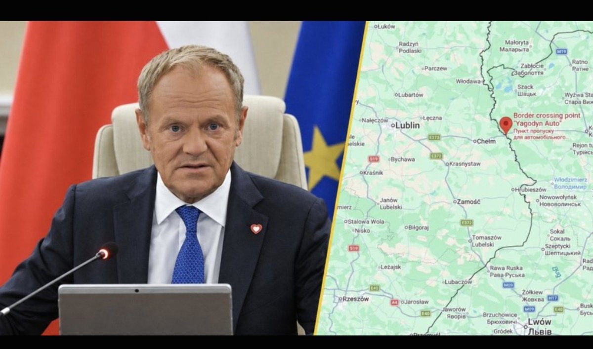 BrinkWire1's tweet photo. 🇵🇱🇷🇺🇺🇦 Tusk: Russian drone exploded just kilometers from the Polish border. Likely target a fuel station near Jagodzin. Polish jets scrambled. Drone downed 4 km inside Ukraine. Polish airspace not violated. Alerts in Lublin and Subcarpathian regions.
#BrinkWire https://t.co/Tqokkke5JS