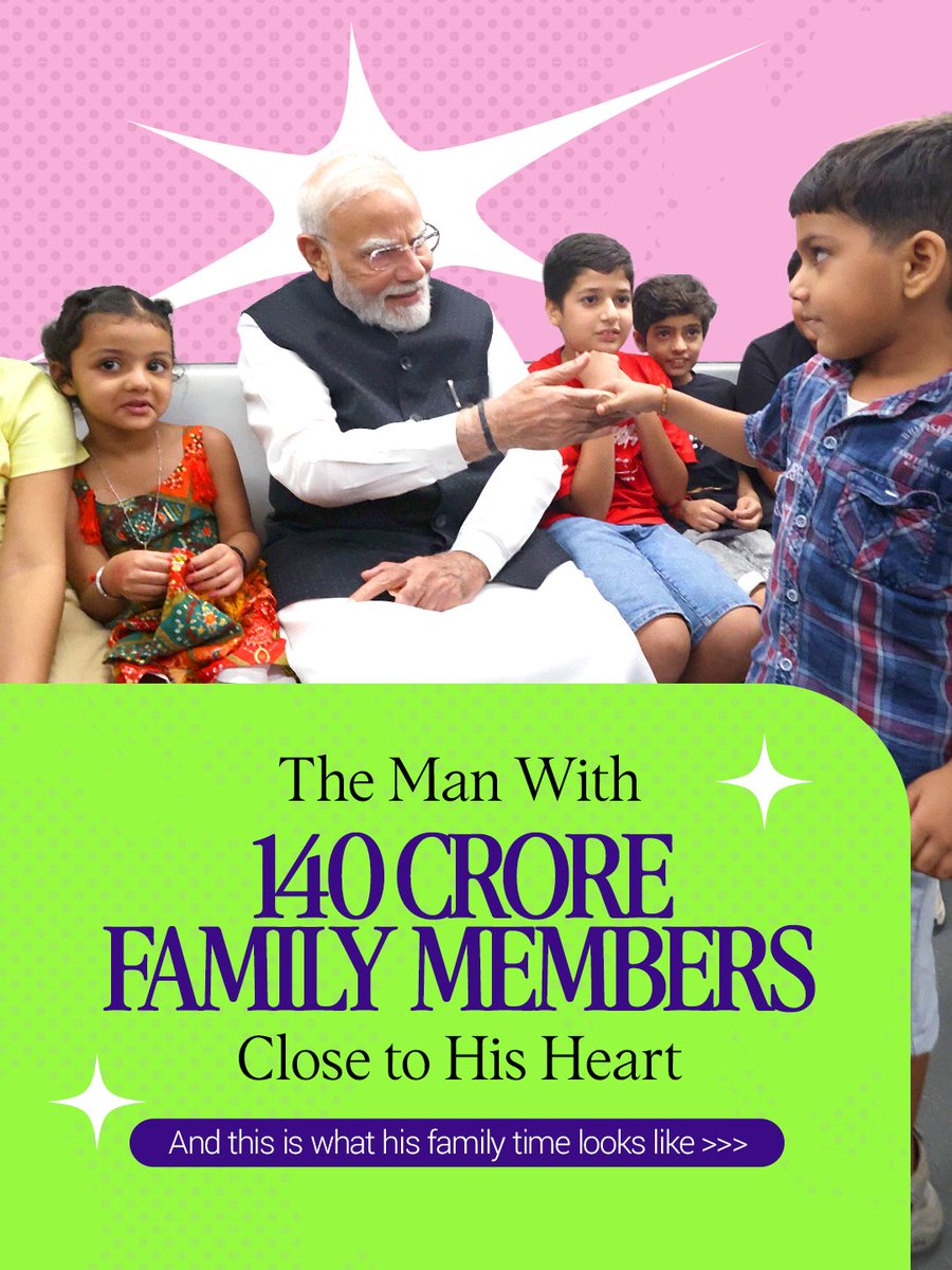 Eatala_Rajender's tweet photo. A Leader with 140 Cr. Family Members close to his Heart.
For PM Shri @narendramodi Ji, the whole nation is a family, and every blessing feels like home.
#HappyBdayModi Ji. https://t.co/8JpxxpMGCV