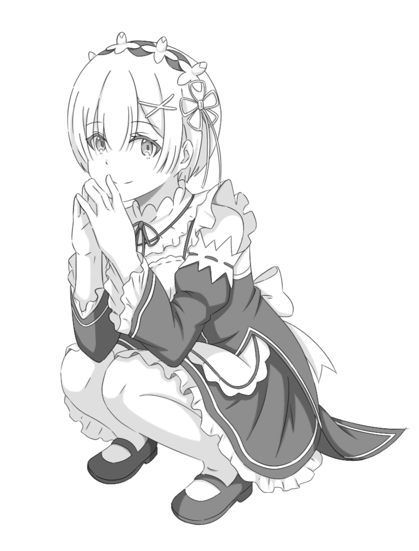 Koicha_0202's tweet photo. 昔の描き途中だったレムrkgk消化 https://t.co/nyBVUySZeZ