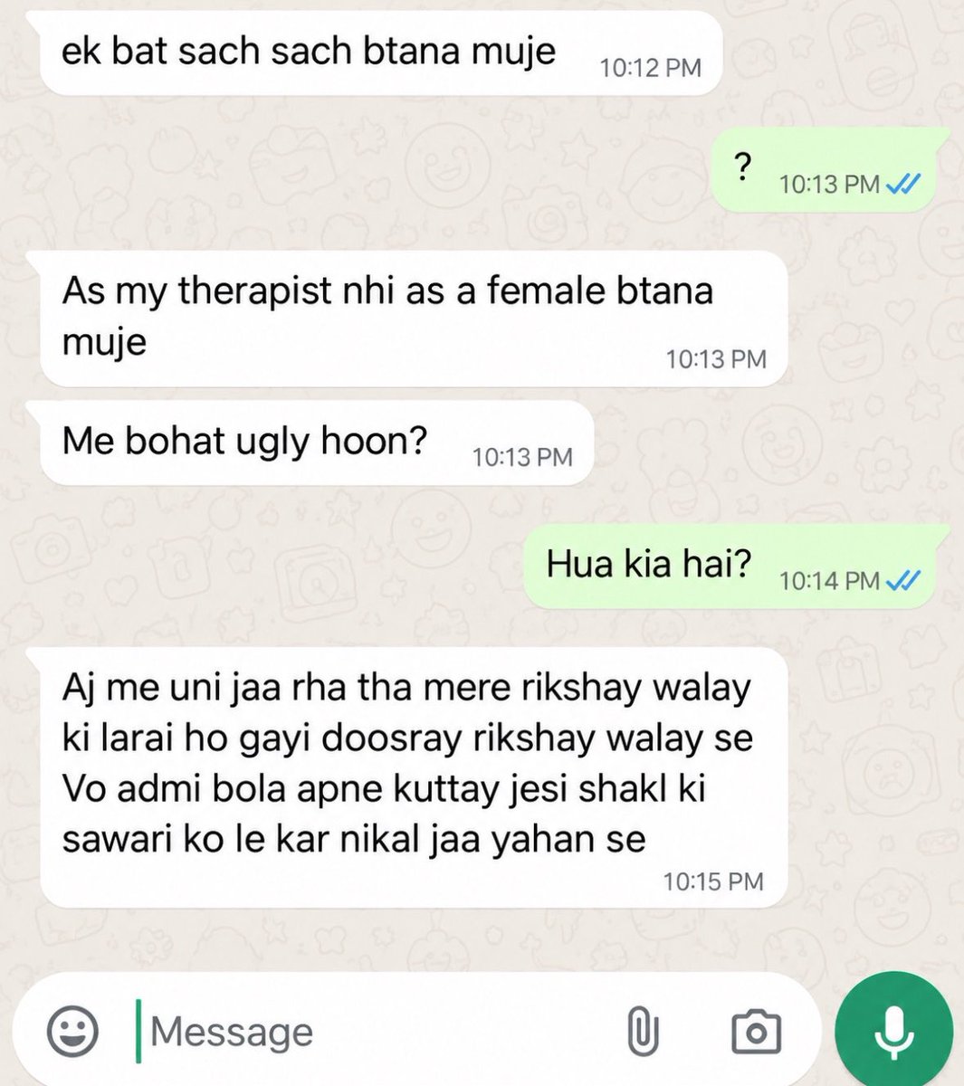 Supriyashrivxst's tweet photo. Bro really asked the question I wasn't prepared for😭🤣 https://t.co/AB4PZqIW3w