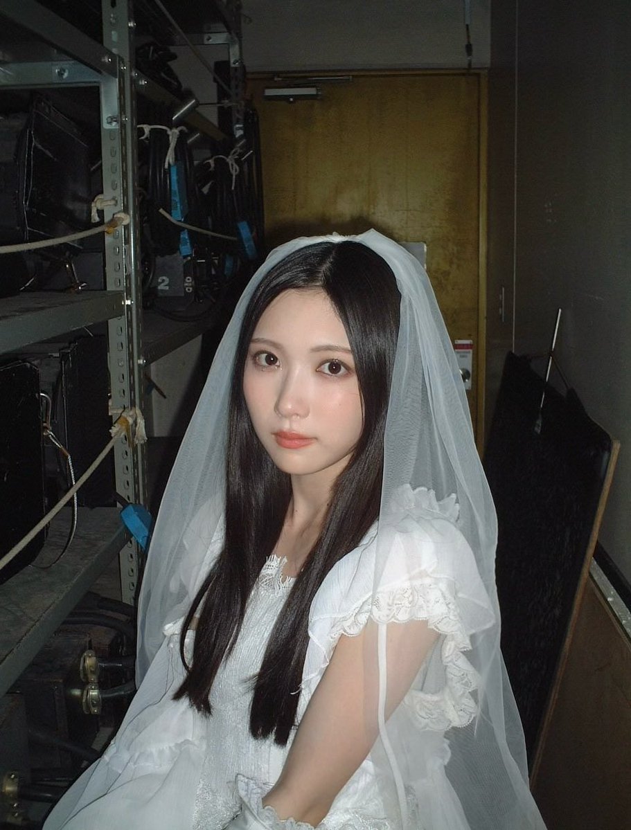 air____412's tweet photo. ベール姿の愛季ちゃん綺麗すぎて息呑んだ https://t.co/RQobeP7KFg