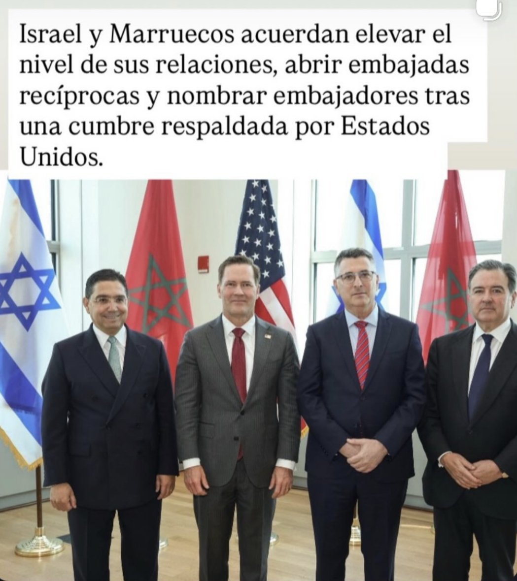 FLicoretas's tweet photo. El que está con Israel está con Marruecos y, por tanto, es un traidor a España.
FIN. https://t.co/SLAdY1FG8q