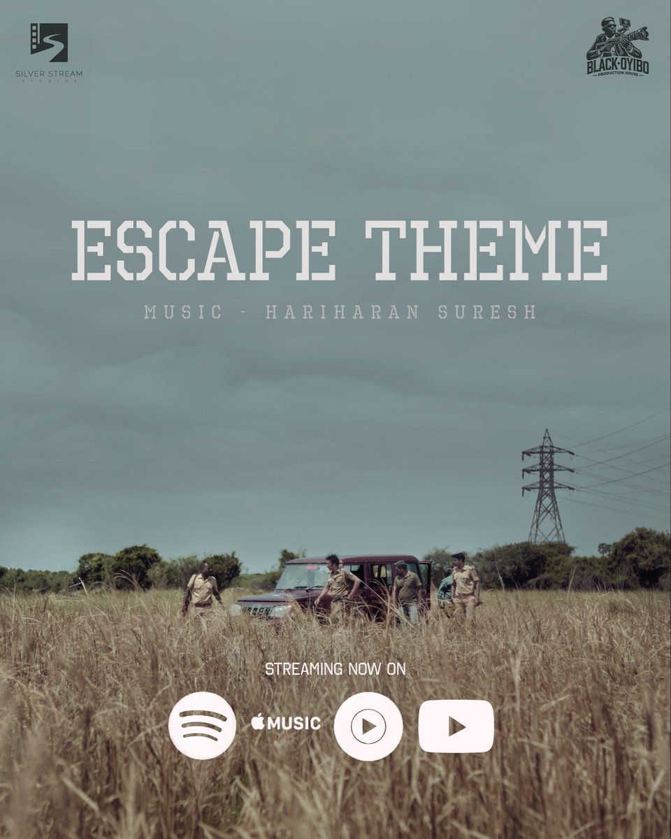 HariharanSures1's tweet photo. The crime scene is set, the killer has been identified, it’s the new track 🔪💨🩸

The Escape Theme is out now on streaming platforms. 

Link to listen: https://t.co/irY4F9ryxZ

Electric Guitar 🎸 - @winfredroshan 

@dhilip_selva @vigneshr_off @bovasoffl https://t.co/0Gne049GoU