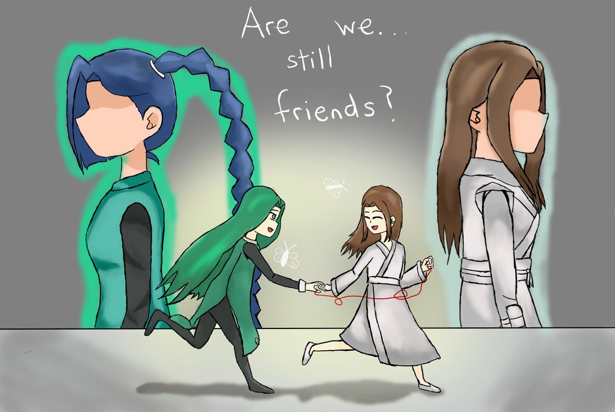 IrisinaL's tweet photo. A little AU I came up with in my head if the girl in white and Thirteen were childhood friends.💚🤍🌸
#梅白
#scissorseven
#thirteenxgirlinwhite https://t.co/Boi1PJmloN