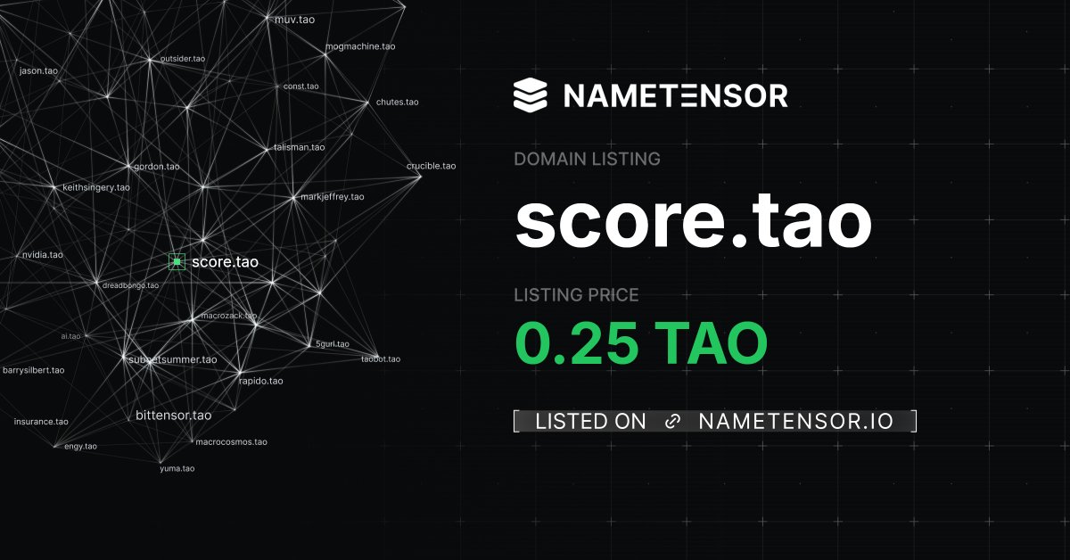 TAOdomains tweet picture