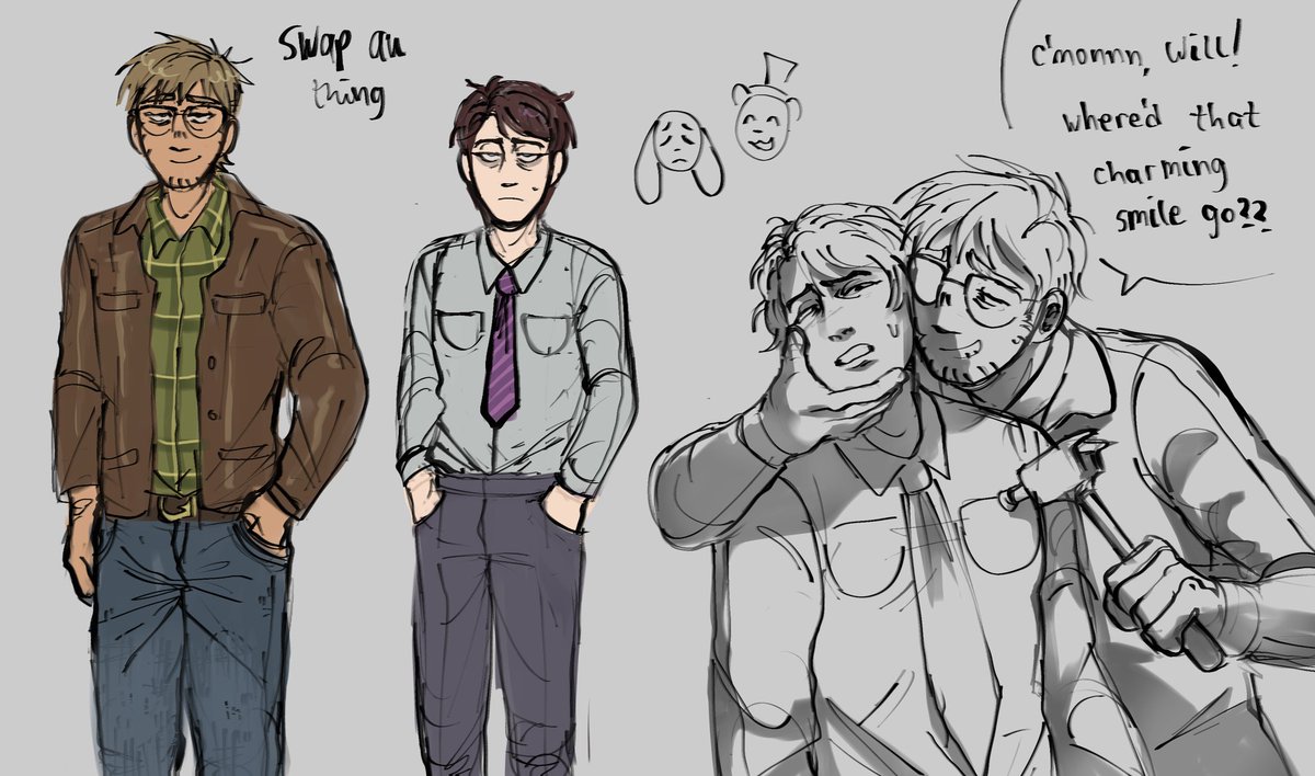 rysunn1's tweet photo. more of my old #willry 

swap au this time https://t.co/Or7ygWIEy7