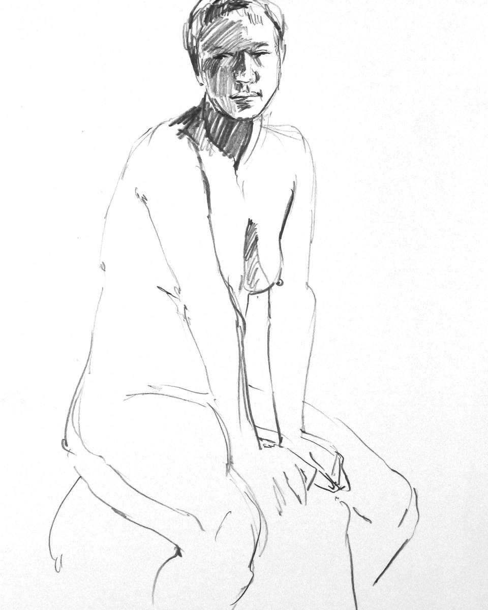BretMenoni's tweet photo. A few portraits of sleeping models created since September in the Hear life-drawing workshops, including those led by Atelier Mathias Costa. I ran these workshops for the past three years, and I’m really enjoying being on the other side this time. https://t.co/VOSSJuBYcA