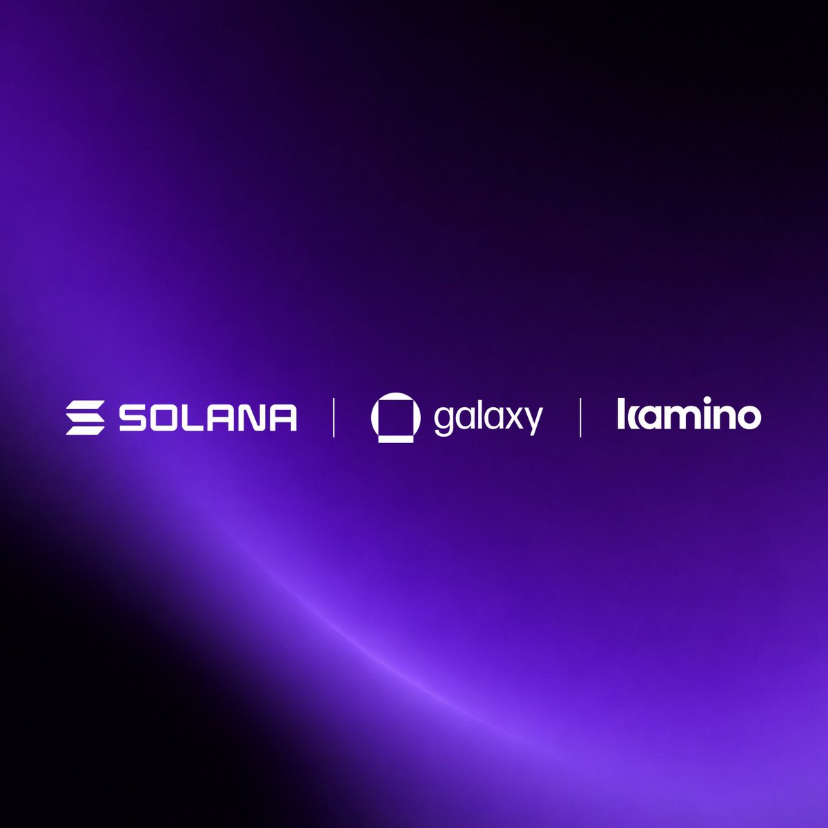 solana's tweet photo. BREAKING: @galaxyhq is now a vault curator on @kamino.

The Nasdaq-listed firm, with over $7B in assets under management and stake, is now curating two lending vaults on Kamino, one in USDC and one in USDT. https://t.co/RiCBqgMMWE