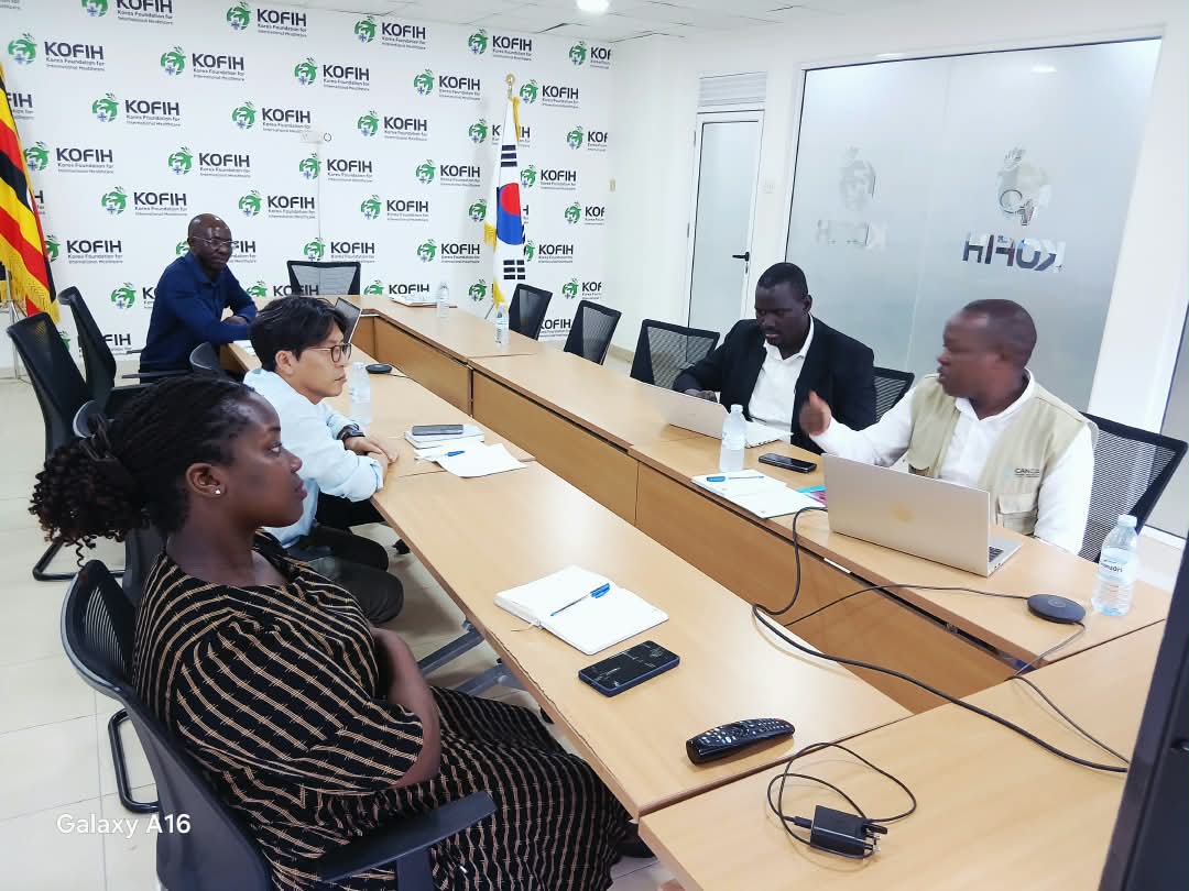 kofihuganda's tweet photo. KOFIH Uganda Office Country Representative Mr. @juwang_Baik convened a meeting with the KGA President and some Exco members to plan the 6th KGA Annual Assembly, scheduled for 17 October 2026, and to orient the team on effectively implementing the 2026 KGA projects. 
#KOFIH #KGA https://t.co/ED5I9j61H5