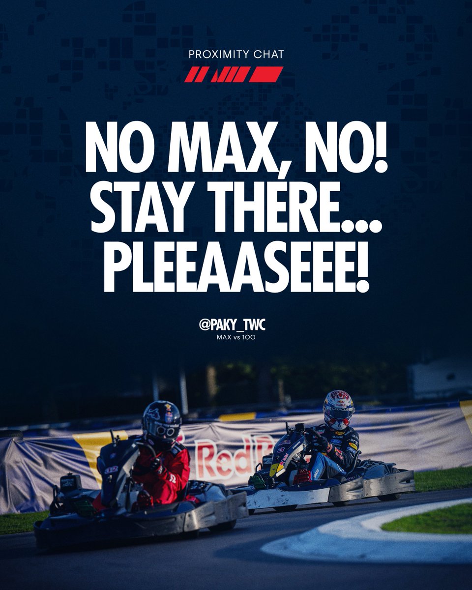 redbullracing's tweet photo. Petition to bring proximity chat to the paddock ✍️

#F1 || #RedBullRacing https://t.co/On0IzpaH7A